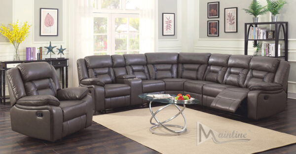 Cha-Cha 4Pc Reclining Sectional