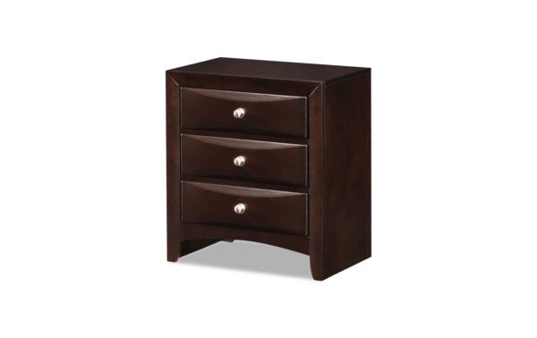 Zen 3-Drawer Nightstand