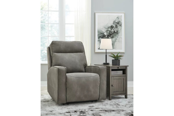 Durapella Grey Power Recliner