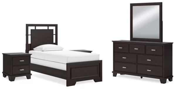 Covetown Twin panel Bed Set